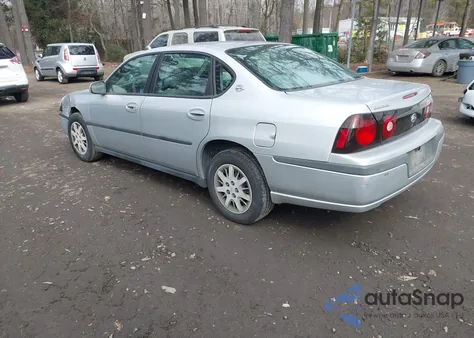 2004 Chevrolet Impala из США, поврежденный, VIN 2G1WF52E849397282